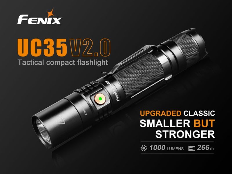 Fenix UC35 V2 een tactische compacte zaklamp