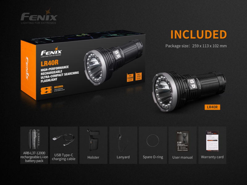 Fenix LR40R pakket
