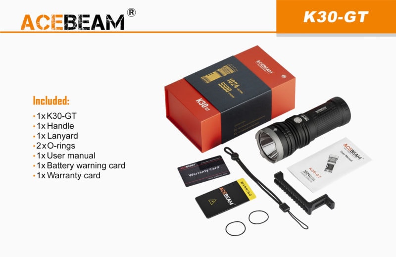 AceBeam K30 GT accessoires