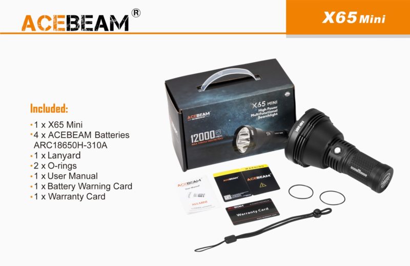 Acebeam X65 Mini accessoires