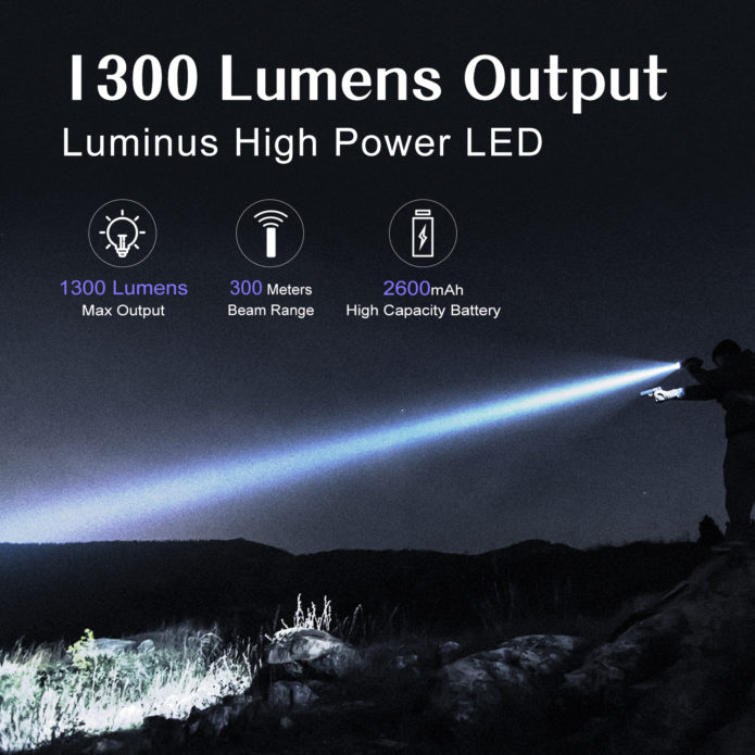 Klarus XT11R 1300 lumen en krachtige LED - Zaklampwinkel