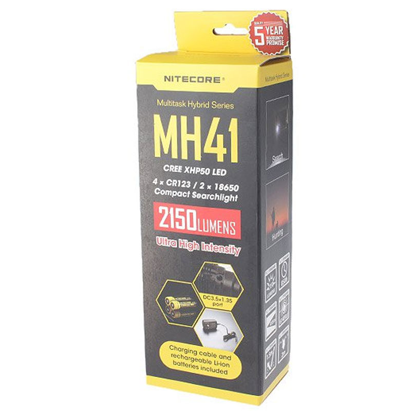 Nitecore MH41 oplaadbare LED zaklamp 4