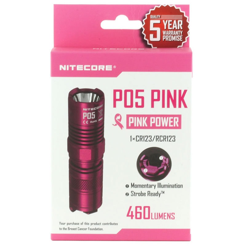 Nitecore P05 Pink (Breast Cancer Foundation) 5